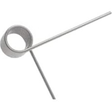 5 Stück V-förmige Haarnadel-Torsionsfeder aus Edelstahl - 0,5 mm Draht, 4 mm außen, Größen 45-270°(0,5x4,5 mm 2 posūkiai 45°)