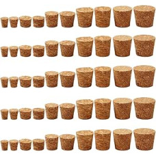 BESPORTBLE 100 Stück Teiliges Kork flaschenstopfen aus Natürlichem Kork Luftdicht Verschließende Stopfen in Je Passend für Wein Glasflaschen Leicht und Wiederverwendbar für Getränkebewahrung