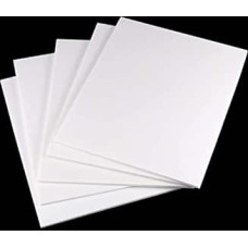 5er-Pack weiße Schaumstoffplatten - 300 x 400 mm Polystyrol-Matte for Heimwerkerarbeiten, Modellbau und Fotomontage