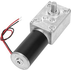 Generic Schneckengetriebemotor, Stoßfest, Umkehrbar, Elektrischer Getriebemotor für Vorhangmaschinen, Fensteröffner, 12 V (12 V, 400 U/min)