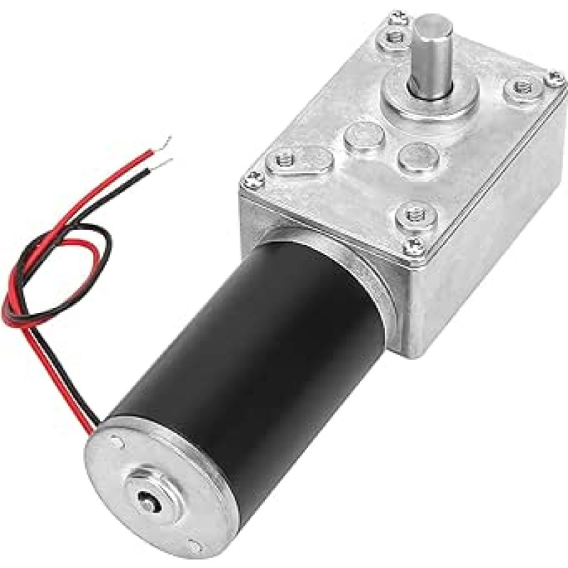 Generic Schneckengetriebemotor, Stoßfest, Umkehrbar, Elektrischer Getriebemotor für Vorhangmaschinen, Fensteröffner, 12 V (12 V, 400 U/min)