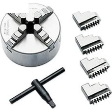 Pivot Bearing K12 80 100 125 160 200 250 130 Lathe Chuck 100 mm Sanou Four-Jaw Self-Centering Chuck 4 Inch Scroll Chuck for Small L (Size: K12-160)