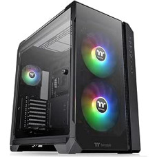 Thermaltake View 51 TG ARGB Edition Black | Kompiuterių korpusas | Suderinamas su E-ATX | 2 x iš anksto sumontuoti 200 mm ventiliatoriai | 4 mm grūdintas stiklas | Juoda