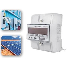 Išmanusis energijos monitorius, energijos matuoklis, EM519033 RS485 Modbus trifazis PV saulės energijos matuoklis su MID patvirtinimu, skirtas buto gamyklos namų energijos monitoriui