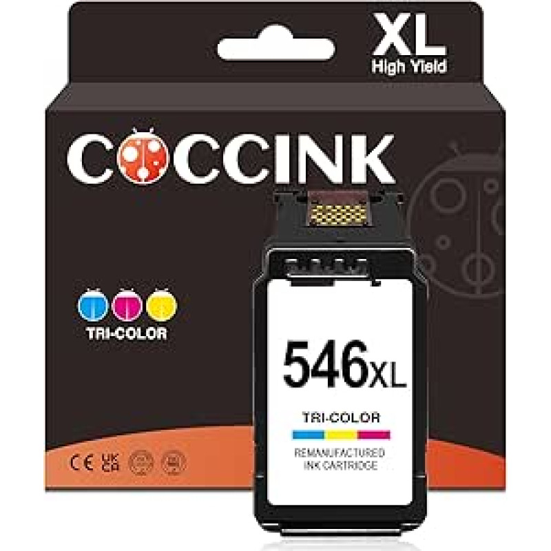 COCCINK 546XL restauruota rašalo kasetė, pakeičianti 