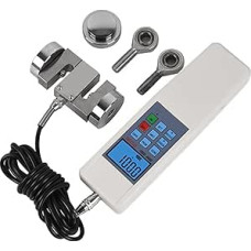 Digitaler Kraftmesser, Handheld digitaler Kraftmessgerät HF-1KN Externer Sensor Push-Zugkraftmessgerät-Dynamometer mit RS232 100kg Dynamometer