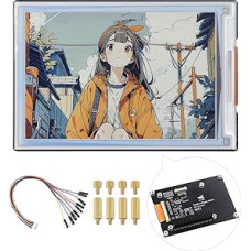 Waveshare 4 inch e-Paper E6 (Spectra 6) Full-Colour Supports HAT+Standard e-Ink Screen Module 600 x 400 Pixels SPI Communication, Low Power Consumption, Wide Viewing Angle