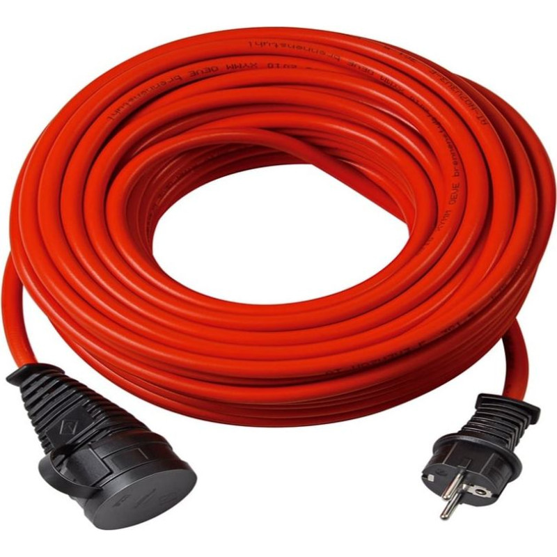 Brennenstuhl Bremaxx extension cord (10 m cable in orange, for outdoor use IP44, power cable can be used down to -35 °C, oil and UV resistant, made in Germany)