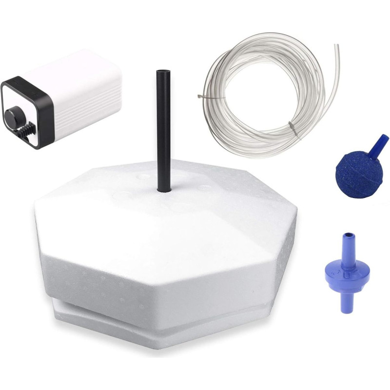 Pondlife Pond Ice Prevention Kit 3 with Adjustable Air Pump and Accessories for an Ice-Free Garden