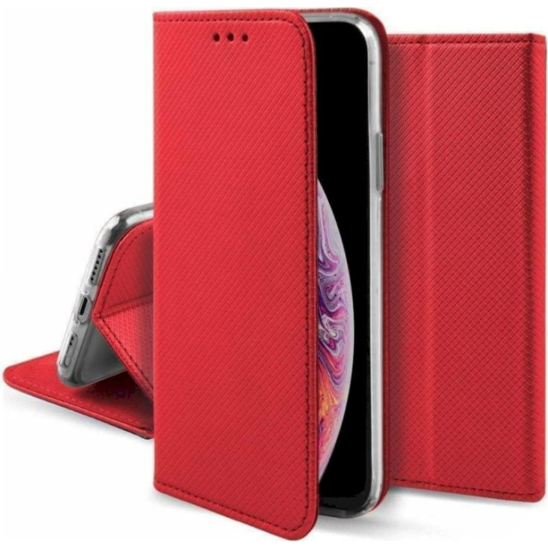 Fusion Accessories Fusion Magnet Case Wallet Case For Samsung A405 Galaxy A40 Red