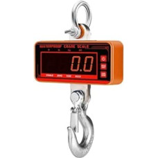 Kalibrierung digitaler Kranwaagen 500 kg 1T 1500 kg Hochleistungs-Elektronik-Hebewaagen für Garage Farm(Orange,1500Kg 0.5kg)