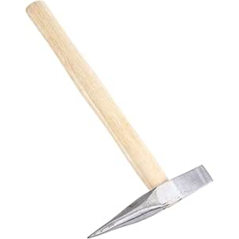 Suvirinimo skaldymo plaktukas Plieninis plaktukas Medinė rankena Lauko išardymo įrankis, skirtas remontui pašalinti Sidabras