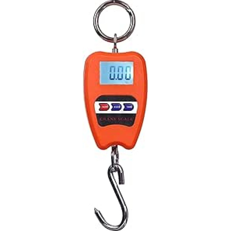 Kranwaage, Digitale Hängewaage Hochpräziser Sensor Schwerlast-Industriekranwaage 200 kg / 441 lb 2xAAA Batteriebetrieben R7UA