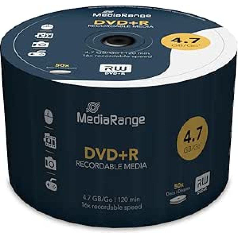 MediaRange - DVD+R x 50 - 4,7 GB