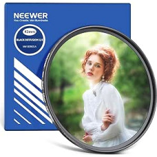 NEEWER 43 mm Black Diffusion 1/4 Filter, Dreamlike Soft Film Camera Lens Effect Filter, Ultra Thin Waterproof Scratch-Resistant Optical Glass, Multiple Nano Coatings for Video Photography