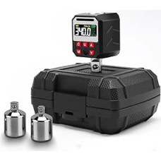 Digitaler Drehmomentschlüssel-Adapter, 1/2-Zoll-Antrieb, 17-340 Nm, mit LCD-Bildschirm, 9 voreingestellten Modi und 500 Datenspeicherung für professionelle Werkzeuge (17-340 nm, 17-340 nm)