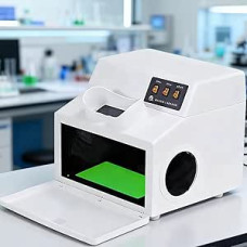 UV analizatorius su tamsia kamera, UV analizatorius laboratorijoms, fluorescencijos detektorius su matymo langeliu, bangos ilgis 254 nm/365 nm, UV filtras 150 × 50 mm, UV lempos spinta bandymams