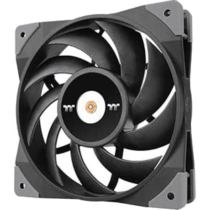 Thermaltake TOUGHFAN 12 | Aukšto statinio slėgio ventiliatorius | Korpuso ventiliatorius | PWM | 500-2000 aps./min | Juoda