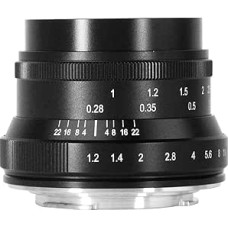 7artisans 35mm f1.2 Mark II APS-C didesnės diafragmos pagrindinis objektyvas, suderinamas su 