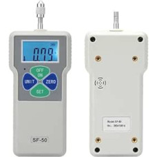 Dynamometer, SF-50 Digitales Kraftmessgerät 50N/5kg/11lb Dynamometer Tragbares Werkzeug zur Messung der Zug- und Druckkraft für den Einsatz in der Sportheimschule