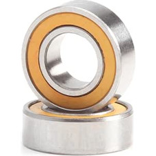 MR126RS guolis 10vnt. 6x12x4mm ABEC-3 Hobby elektrinis RC automobilis MR126 RS 2RS guoliai MR126-2RS oranžinis sandarus