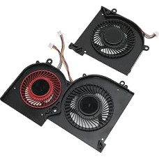 ASHATA CPU GPU ventiliatorius MSI Gs65 MS 16Q2 16q2 CPU CW 16q2 GPU CW, nešiojamojo kompiuterio GPU ventiliatoriaus pakaitalas, nešiojamojo kompiuterio CPU GPU aušintuvas (CPU+GPU)