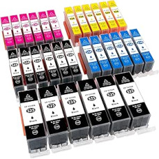 30 Compatible Printer Cartridges to Replace Canon PGI-525 / CLI-526 for Pixma iP4850 iP4950 iX6550 MX715 MX885 MX895 MG5100 MG5150 MG5200 MG5250 MG5300 MG5300 5350 MG6150 MG6250 MG8150