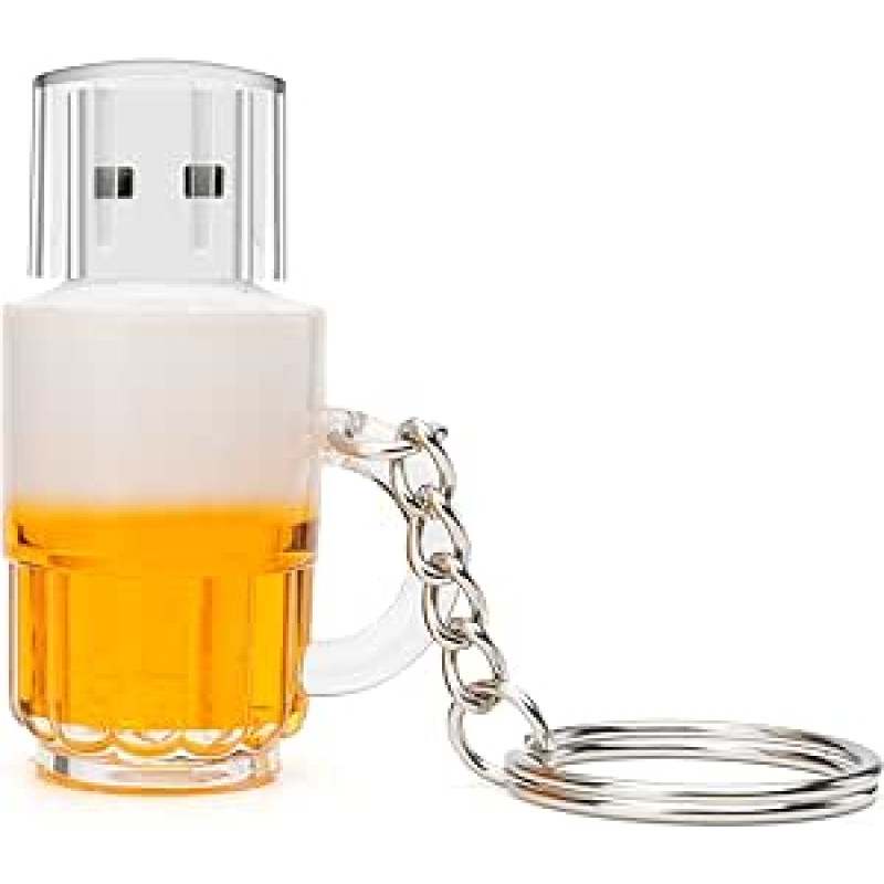 64 GB USB atmintinė Alaus puodelio formos USB atmintinė Mieloji USB 2.0 atmintinė, skirta išorinei duomenų saugyklai