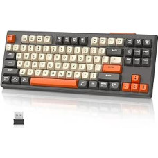 MAMBASNAKE M87 TKL - Dviejų režimų belaidė žaidimų klaviatūra 