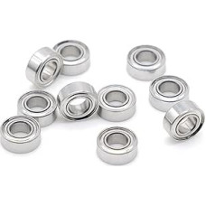 MR84ZZ ABEC-7 (10 vnt.) Miniatiūriniai chromuoto plieno rutuliniai guoliai WML4008ZZ 4x8x3mm L-840ZZ