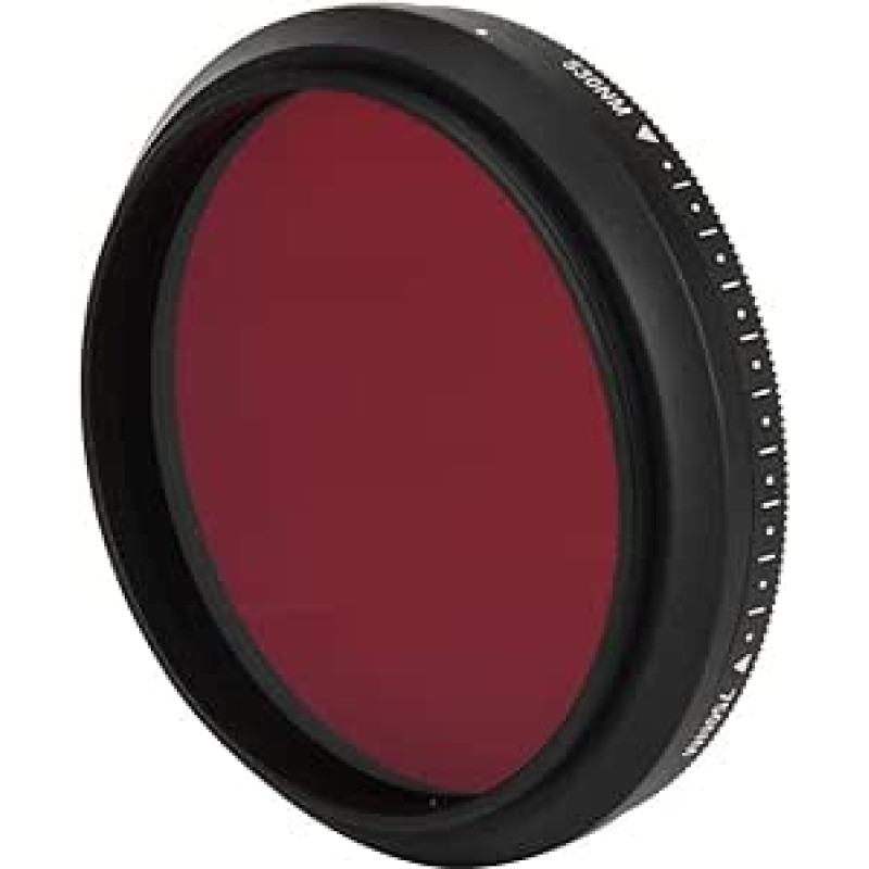 Gaeirt Infraraudonųjų spindulių objektyvo filtras 58mm 680nm IR filtras Fotoaparato filtras Neslystantis 58mm IR fotografijos filtrai Infrarosi