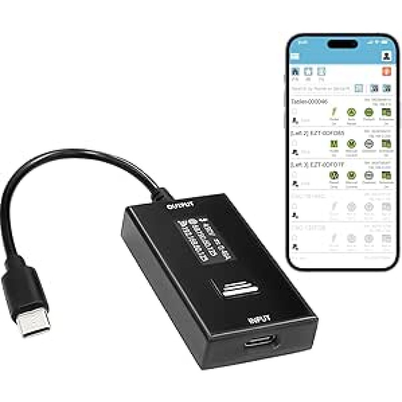 Typ-C Auto Reboot, Messung, automatisches Power-Reset-Gerät bei Verbindungsfehler, App-kompatibel, Router-Rebooter, PING-Überwachung, Webcam oder Netzwerkgeräte.