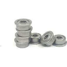 F628-2Z F628zz F628zz F628 ABEC-5 P5 chromuoto plieno Gcr15 flanšo įvorės rutulinis guolis 8 x 24 x 8 x 26 x 2 mm pakuotė 10 vnt.