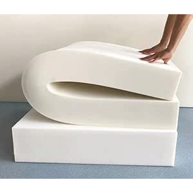 Didelio tankio putų kempinės, skirtos remontui ir pakeitimui, 45D daugiafunkcinis pagalvių paminkštinimas sėdynės čiužiniui, storis 15 cm, 80 x 30 cm