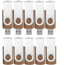 4 GB USB atmintinė Medinė 10 vnt. medinių USB atmintinių 4 GB atmintinė 10 vnt. 