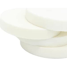 Runder Polsterschaum mit hoher Dichte, feste Schaumstoffpolsterung, idealiai tinka staltiesėms, sofoms, foteliams, foteliams (3 cm storis, 30 x 30 cm)