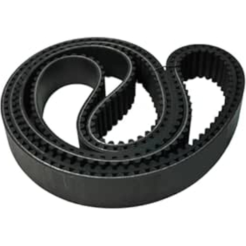 RAHBI 8M Gummi-Rundbogenzahnriemen, Länge 1856/1864/1880/1888/1896 mm, Breite 20/25/30/40 mm, geschlossener Zahnriemen leisurely (Dydis : 8M-1888 (236 dantų), Spalva : 1vnt- 25mm)