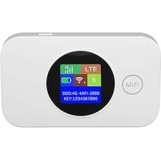 Mobilusis 4G prieigos taškas, nešiojamasis WiFi maršrutizatorius su bendrinimo funkcija 8-10 naudotojų, 3000 mAh SIM kortelės lizdas, skirtas namų biurui kelionėms, palaiko 5G (Europos