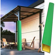 2,1 m Lange Polsterung zum Umwickeln von Stangen für 7,6 bis 30,5 cm große Vierkantstangen, 2,5 cm Dicke Schaumstoff-Säulenabdeckung, selbstklebend, Kollisionsschutz für Autotüren