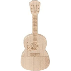 Ulticool - Guitar Wood 32 GB - USB Stick - Guitar Wood - Memory Stick Data Storage - Pen Drive - Memory Stick - Wood Beige