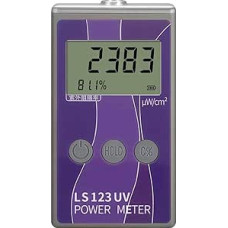 Langų atspalvių matuoklis Nešiojamasis UV spindulių matuoklis 123. Ultravioletinės spinduliuotės intensyvumo, spinduliuotės tankio ir atmetimo koeficiento matavimas Itin mažas energijos suvartojimas