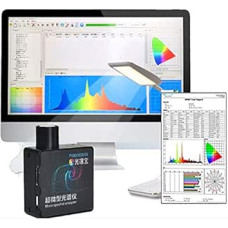 HPCS300 mini spektrometras CCT CRI Lux spektro bangos ilgio testas 380-780 nm