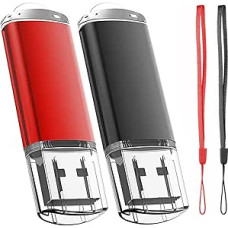 EASTBULL USB atmintinė 32GB USB 2.0 Flash Drive Memory Stick su kabeliu, žalias auksas