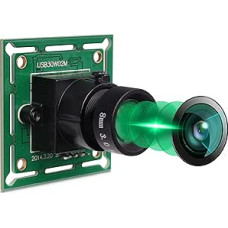 G 60 kadrų per sekundę USB kameros modulis 0,3 MP internetinės kameros modulis Plataus kampo VGA internetinė kamera, 480P 8 mm objektyvas USB su kamera, Super Min Įterptosios vaizdo kameros plokštės Windows Android Mac Linux Raspberry Pi Web Cam modulis