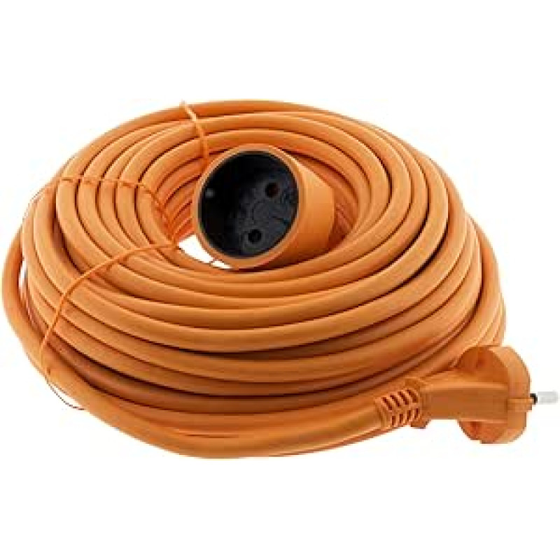 Zenitech 16A HO5VV-F 2x1,5 oranžinis 20 m prailgintuvas