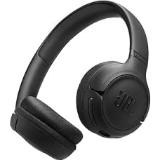JBL Tune 530 BT belaidės ausinės su mikrofonu JBL Pure Bass Sound, iki 76 stundų trukmės muzikinė transliacija, Bluetooth 6.0, lengvas, švelnus dizainas, Google Fast Pair, Microsoft Swift Pair, juodos spalvos