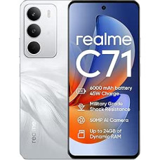 realme C71 8 + 256 GB išmanusis telefonas - Baltoji gulbė