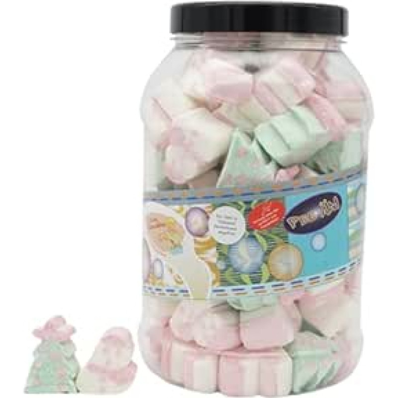 Deine Naschbox | Mouse Speck Christmas Mix | 450 g Big Pot | XXL Bulk Pack for the Candy Bar & as a Gift - Mouse Speck Christmas Mix - Fluffy