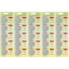 CR2450 3V ličio mygtukinių elementų baterijos CR 2450 Baterijos, 25 vnt.