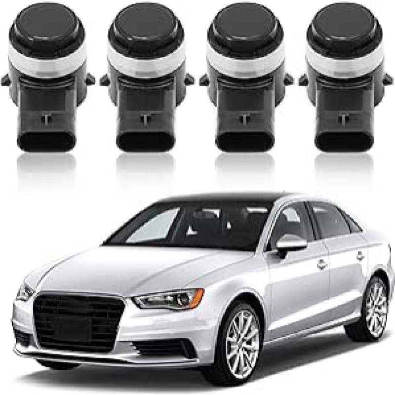 4 x priekiniai ir galiniai parkavimo jutikliai PDC, skirti A1 A3 Q2 Q3 TT Golf J-t-a P-s-t ir kt. 5Q0919275, 5Q0919275B, 5Q0919275BGRU